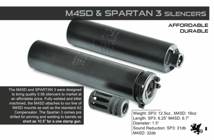 Griffin Armament M4SD Silencers