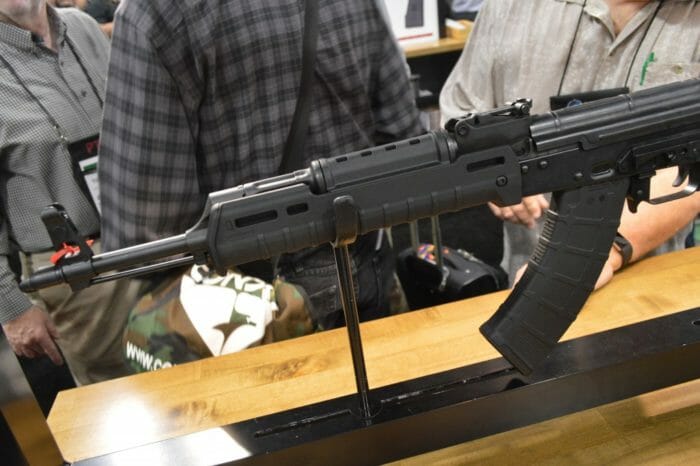 Magpul’s Zhukov-U is just about right for an AK handguard.