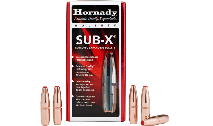 Hornady SUB-X Subsonic Bullets