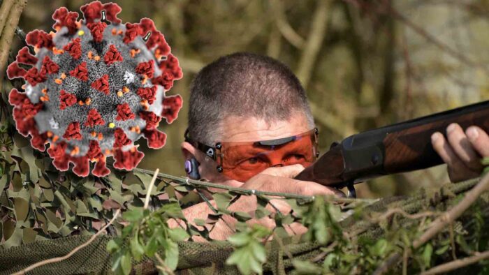 Andy Crow shoots the Blaser F16 when he is pigeon shooting. Free use. Please credit: FieldsportsChannel.tv