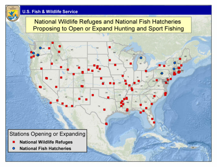 2020-2021 Station Specific Hunting and Fishing Proposed Rule Map