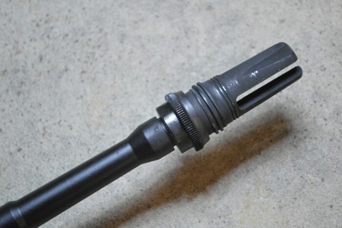 The 90T flash hider did not have enough thread depth to index against the shoulder of my PTR-91.