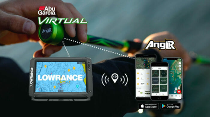 Abu Garcia Virtual Rod includes a Bluetooth device, powered by ANGLR