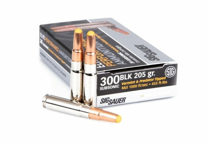 Sig Sauer 300 blackout hunting ammo