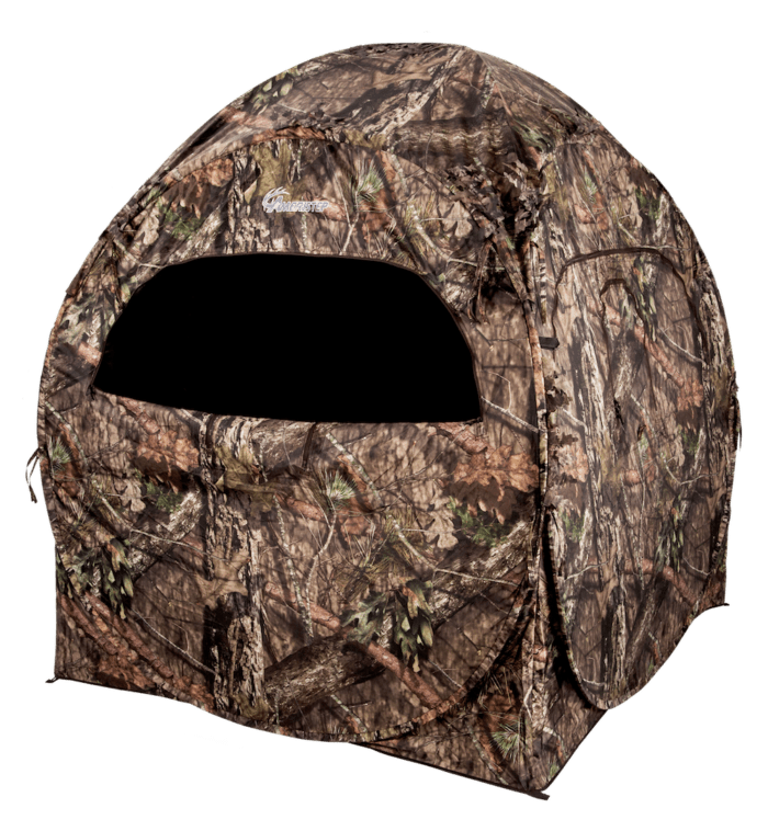 The Ameristep Doghouse Run & Gun Blind features a spring steel pop-up design.