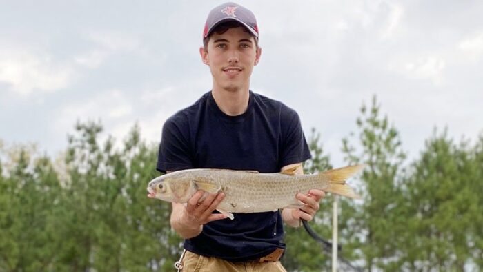 Samuel Yarberry, Record Striped Mullet in Arkansas