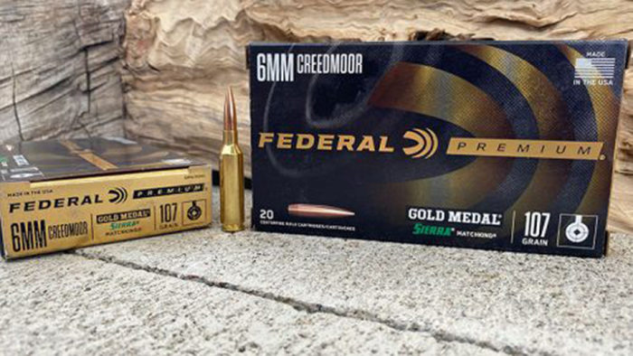 Federal Premium 107 grain SMK – 6mm Creedmoor Ammunition