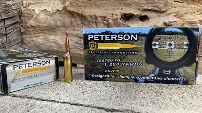 Peterson Precision 108 grain ELDM – 6mm Creedmoor Ammunition