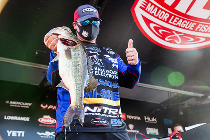 Z-Man pro Miles “Sonar” Burghoff has become one of the most consistent anglers on tour. (Photo by Cobi Pellerito)