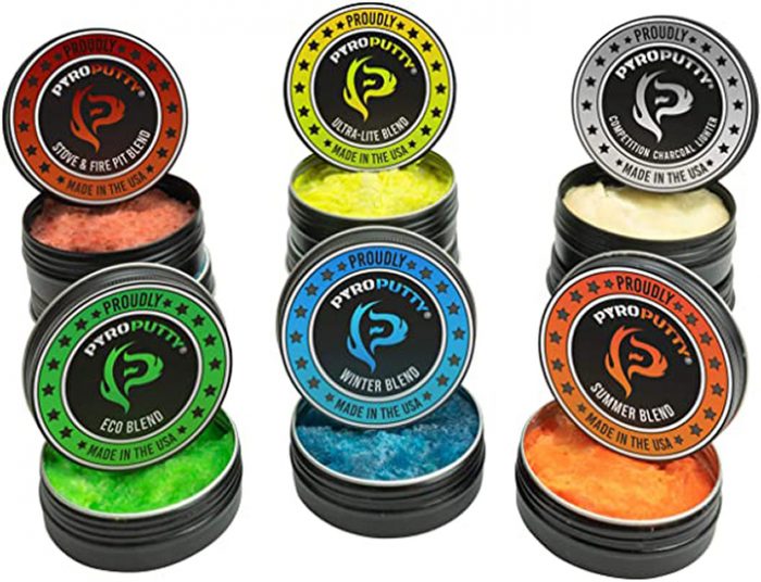 Pyro Putty comes in several blends accommodating different situations and seasons.