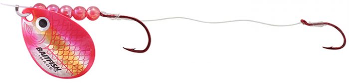 Baitfish-Image Spinner Harness (Dace Pink)