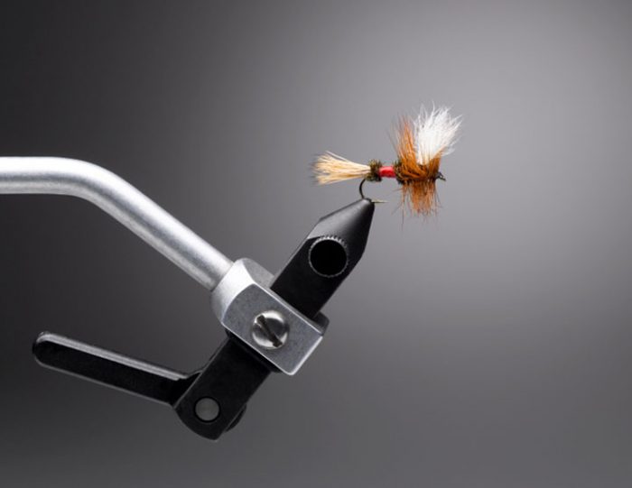 Fishing Fly in Fly Tying Vise
