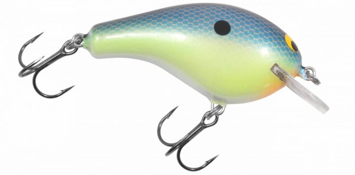 Designed to mimic all types of shad including blueback herring and threadfin, the Blue Chartreuse Shad (BCSD) pattern brings anglers just the right amount of flash to get the job done in waters with shad as primary bass forage.