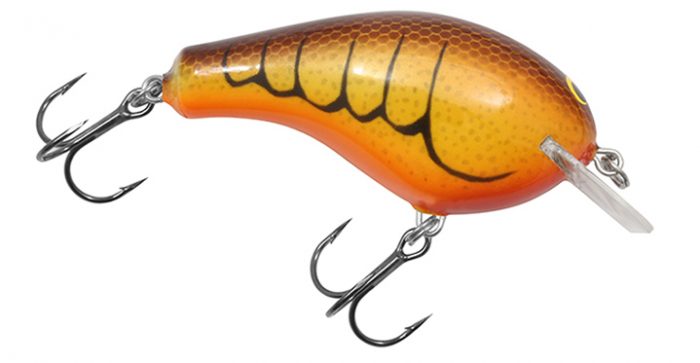 The choice of many pros for summertime crawfish phases, the Crusty Crawdad (CRCW) is the perfect combination of brown, orange, and red to match crawfish in various molting phases. Works all season long on largemouth, smallmouth, and spotted bass waters.