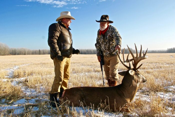 North River Outfittings' Ron Nemetchek and Weishuhn discuss his last moment of the hunt/season whitetail.