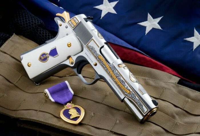 SK Customs’ Limited Edition Purple Heart Commemorative Colt 1911