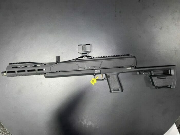 Pivot rifle with sites