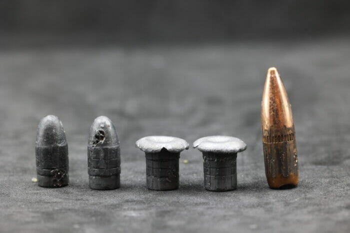 Left to Right: CCI Quiet 22, Subsonic 22, Fiocchi 5.7 62gr