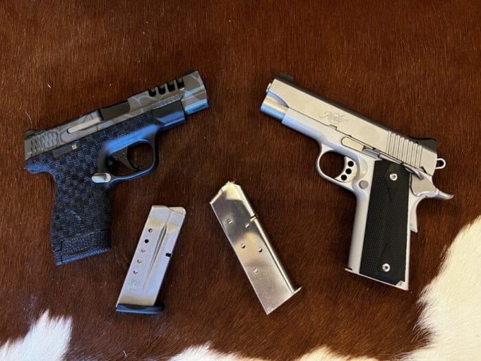 She Devil and author’s Kimber 1911