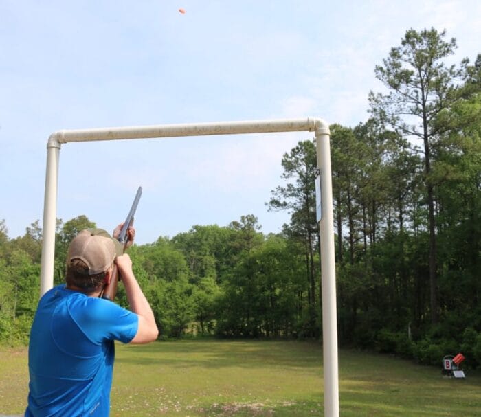 Author Practices on Sporting Clays Course
