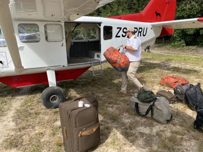 Flying into remote camps, in smaller planes or helicopters require duffel bags for packing