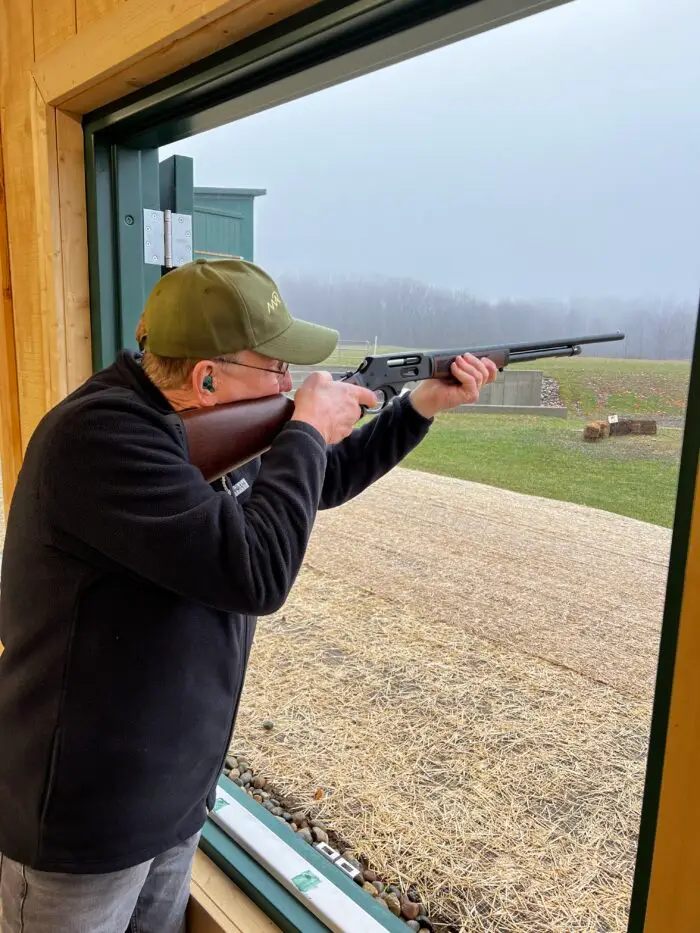 Author tried out Morgan Morrison's Henry Lever Action .410 on the 5-stand course