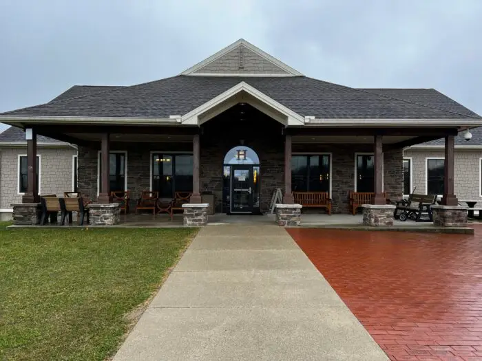 Halter's AcuSport Lodge Entrance